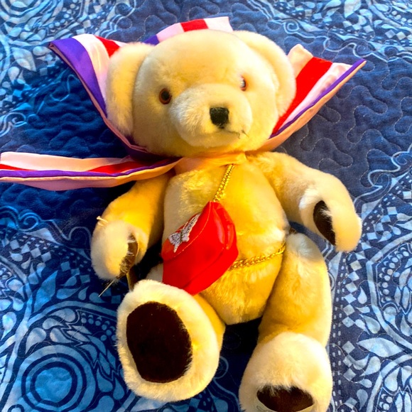 House of Nisbet zodiac bear LEO jointed with tags numbered 523/1000 - Picture 1 of 6